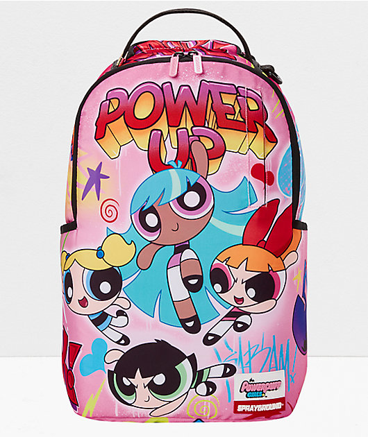 Sprayground x The Powerpuff Girls On The Run Pink Backpack Zumiez