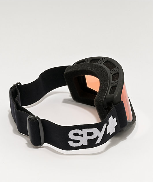 Spy Crusher Jr Black & Persimmon Snowboard Goggles