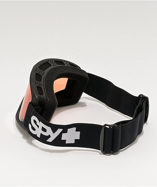 Spy Crusher Jr Black & Persimmon Snowboard Goggles