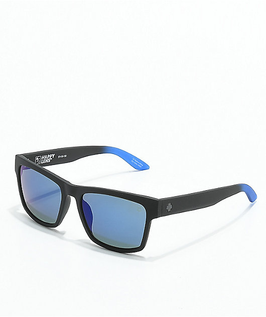 Spy Haight 2 Soft Matte Black & Blue Sunglasses