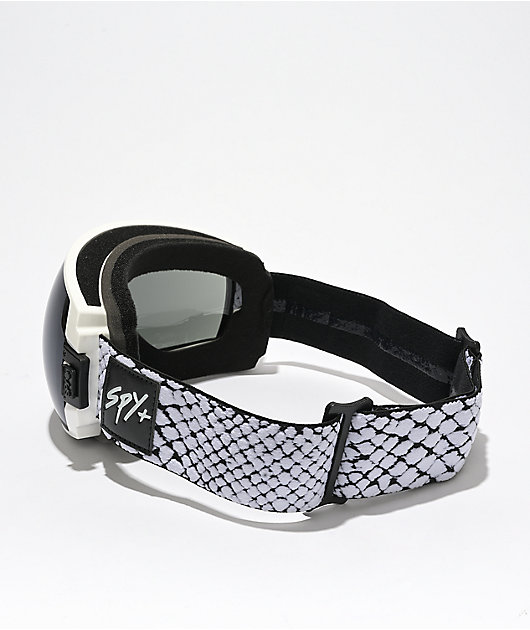 Spy Legacy Viper White & Happy Grey Snowboard Goggles