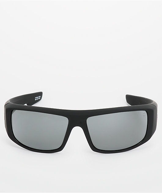 Spy Logan Happy Lens gafas de sol en negro mate y gris