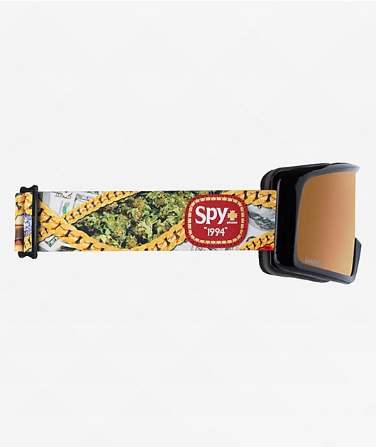 Spy Megalith Essentials & Rose Gold Snowboard Goggles