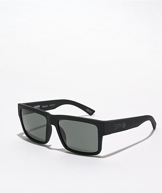 Spy Montana Gafas de sol polarizadas negro mate y grises 