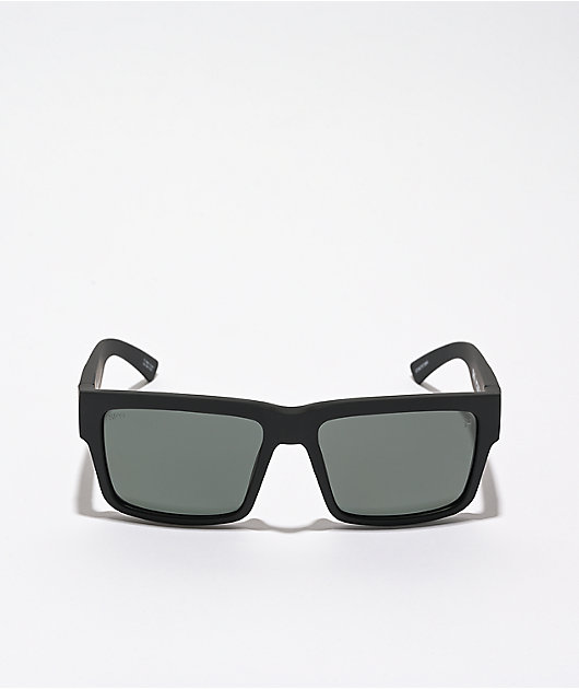 Spy Montana Soft Matte Black & Happy Grey Polarized Sunglasses