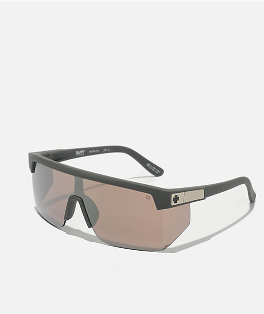 Spy Super Flynn ANSI Z87 Matte Olive Green & Happy Bronze Pewter