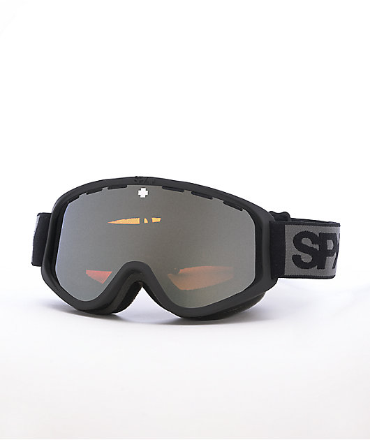 Spy Woot gafas de snowboard negro mate, bronce y plata