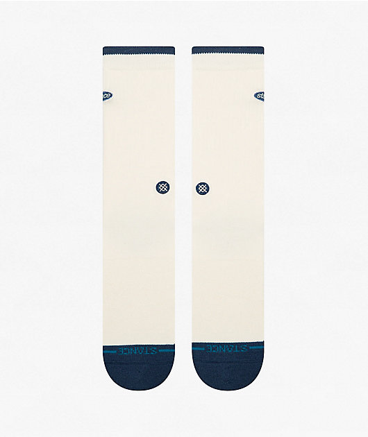 Stance Blurred Off White Crew Socks