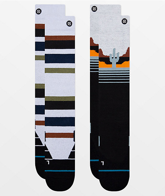 Stance Deserted 2 Pack Snowboard Socks