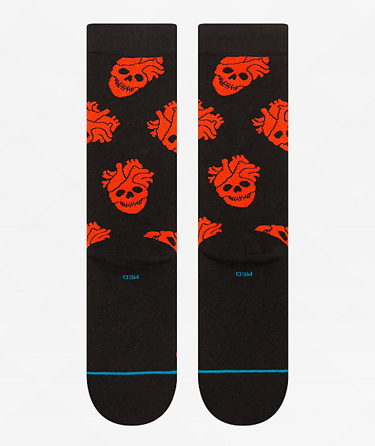 Stance Fallen In Skull Black Crew Socks