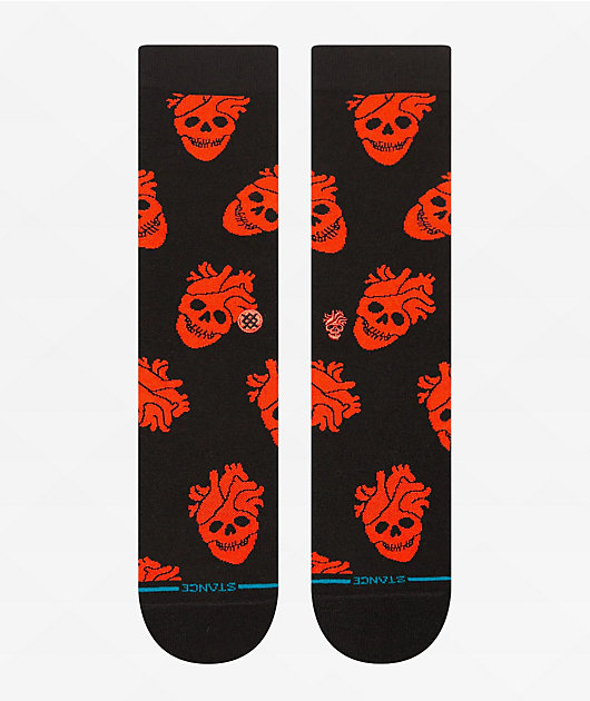 Stance Fallen In Skull Black Crew Socks
