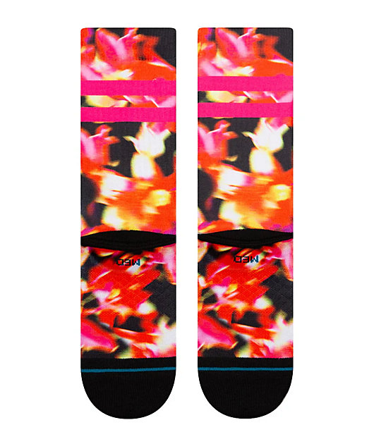 Stance Flowerful Black Crew Socks