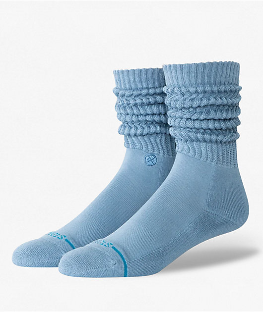 Stance Icon Blue Slouch Crew Socks
