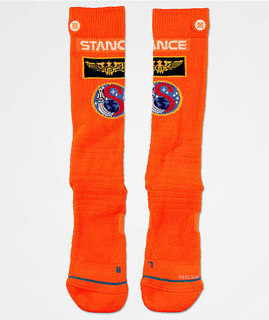 Stance Launch Pad calcetines anaranjados