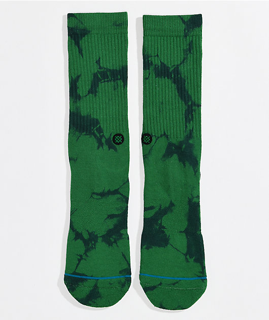Stance Limpid Green Tie Dye Crew Socks