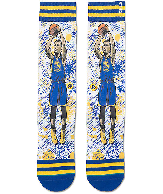 Stance Steph Curry Future Legends TF Todd Francis Artist Socks Size Large 9-12