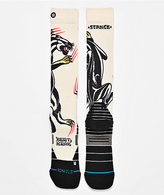 Stance x Bert Krak Battle Cream Poly Snow Socks