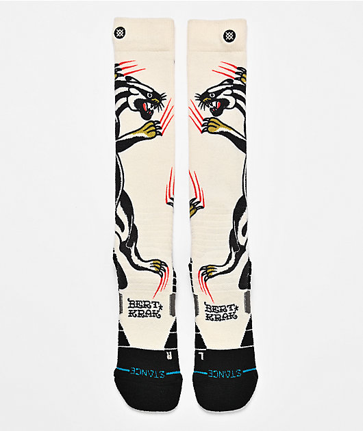 Stance x Bert Krak Battle Cream Poly Snow Socks