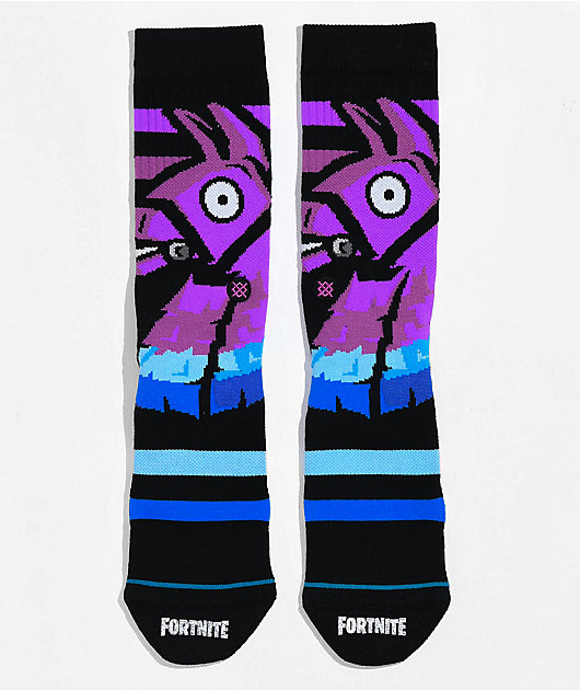 Stance x Fortnite Gimme The Loot Black Crew Socks Zumiez