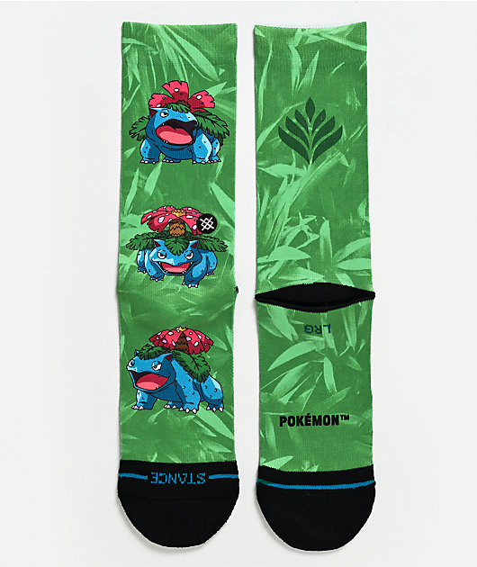 Stance x Pokémon Venusaur Green Crew Socks