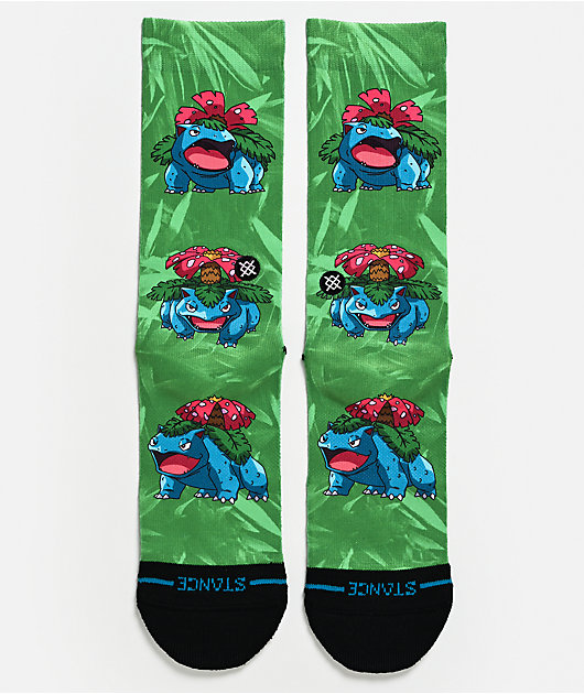 Stance x Pokémon Venusaur Green Crew Socks