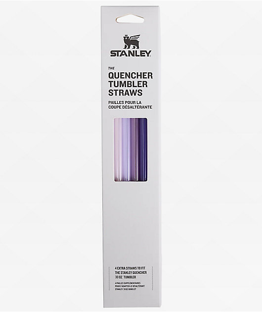 Stanley Adventure Quencher Purple 4 Pack 30oz Tumbler Straws