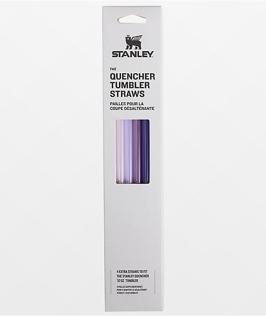 Stanley Adventure Quencher Purple 4 Pack 30oz Tumbler Straws