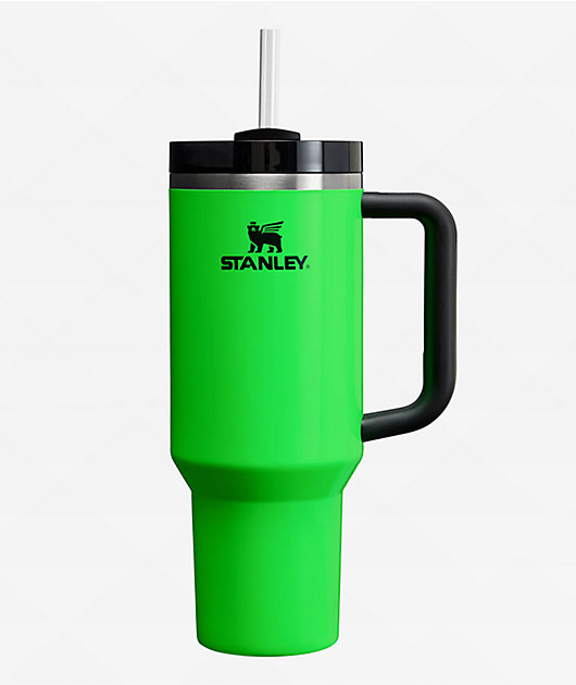 Stanley IceFlow Flip Straw Neon Green Tumbler 30 oz | Zumiez