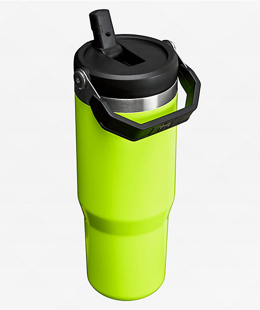 Stanley IceFlow Flip Straw Neon Yellow Tumbler 30 oz | Zumiez