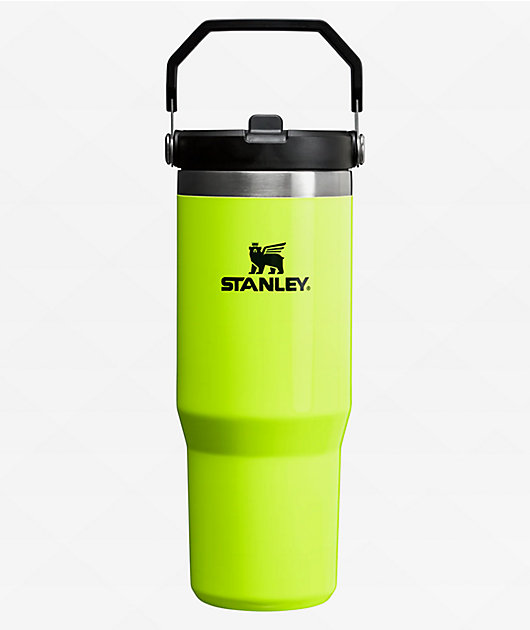 瑞月 Stanley IceFlow Flip Straw Neon Yellow Tumbler 30 oz | Zumiez