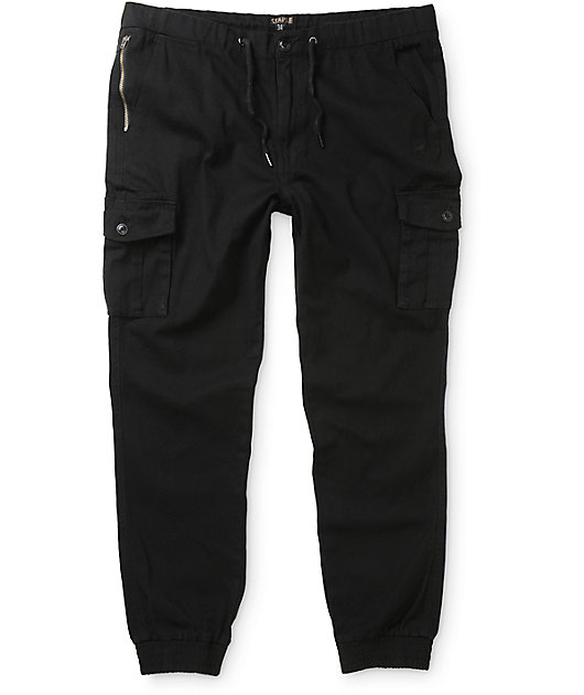 canvas jogger pants