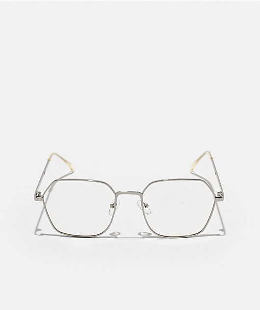 Staple Silver & Clear Glasses