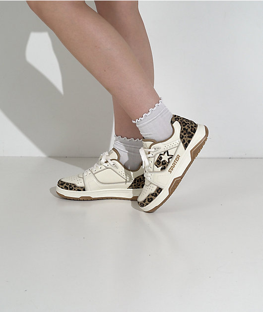 Starter Fast Break Leopard Print, Brown & Cream Shoes video