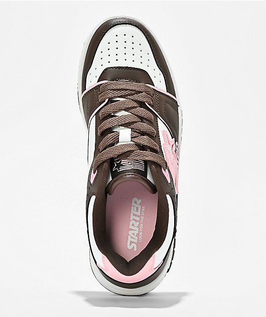 Starter Fast Break White, Brown & Rose Shoes