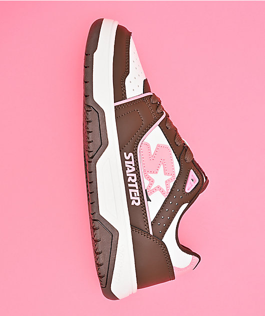 Starter Fast Break White, Brown & Rose Shoes