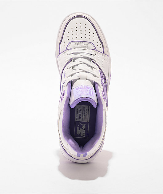 Starter Fast Break White & Lavender Shoes