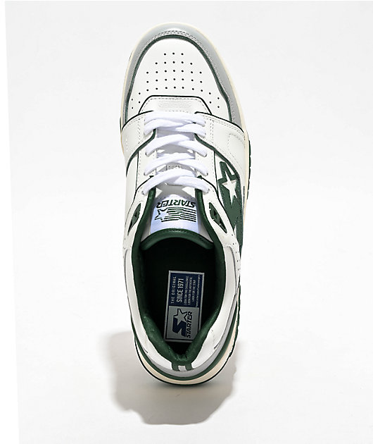✳︎MyBreak!✳︎ Starter Fastbreak Off White, Green & Gum Shoes | Zumiez