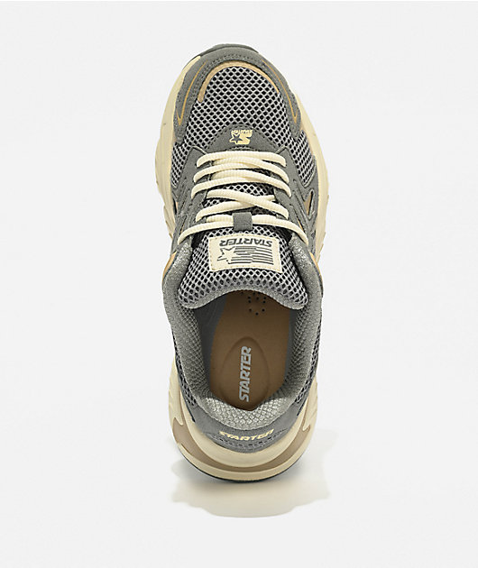Starter Star Light Grey & Tan Shoes | Zumiez