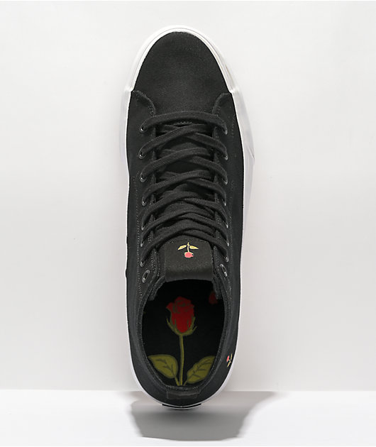 State Footwear Bushwick Black, White & Rose Skate Shoes