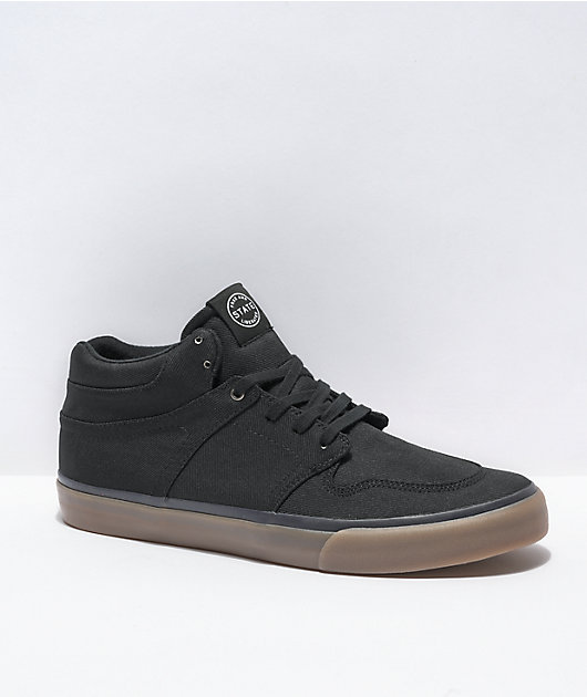 State Mercer Black Chambray Gum Skate Shoes