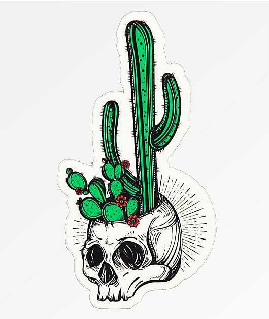 Stickie Bandits Cactus Skull pegatina