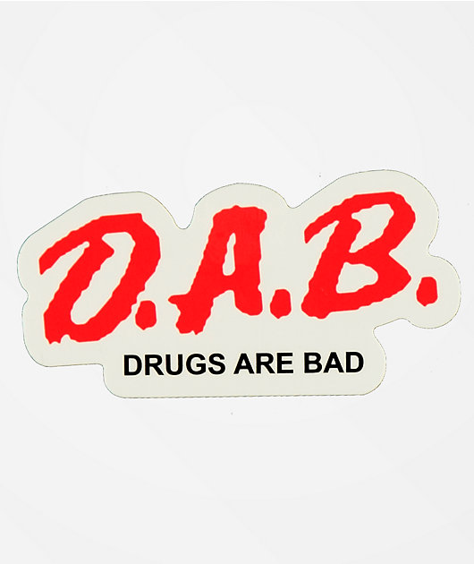 Stickie Bandits D.A.B. pegatina blanca