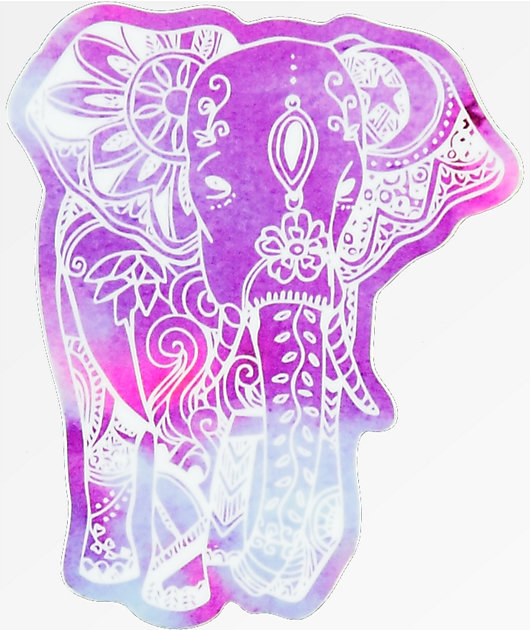 Stickie Bandits Eleprint Elephant Sticker