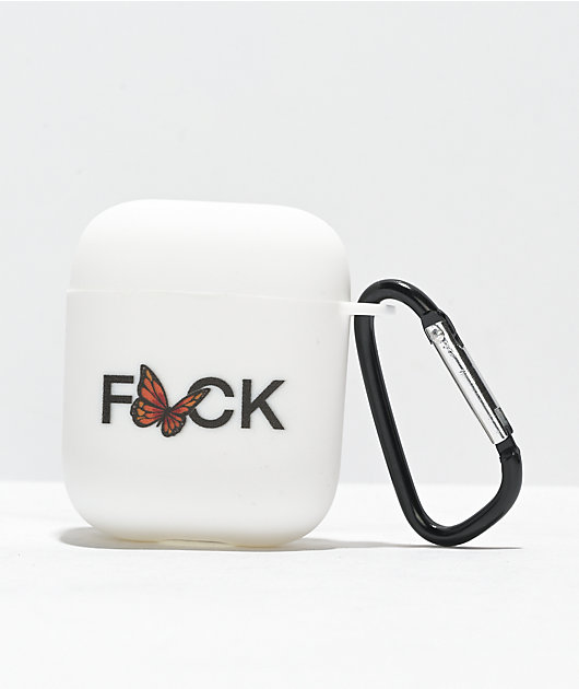Stickie Bandits Fuck Butterfly White AirPod 2 Case