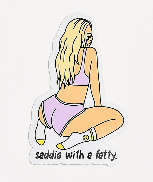 Stickie Bandits Saddie Fatty Sticker