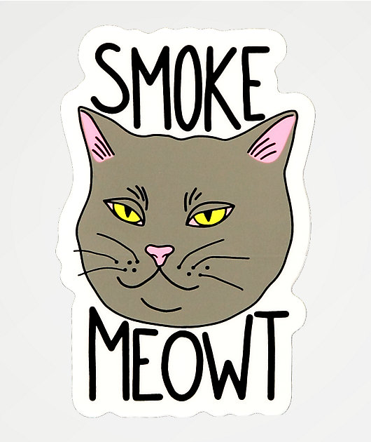 Stickie Bandits Smoke Meowt Sticker