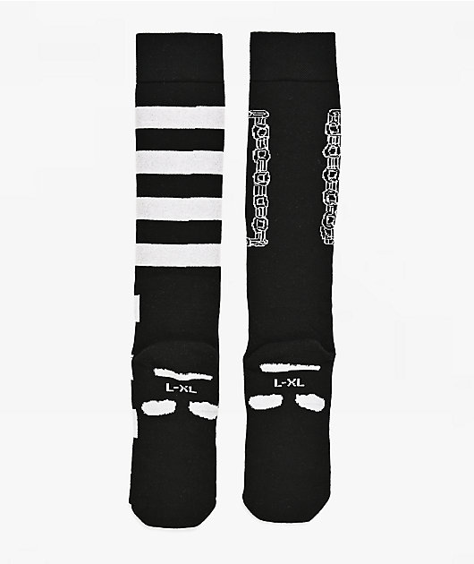 Stinky Socks Criminal Black Snowboard Socks