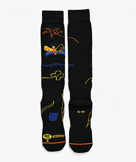 Stinky Socks Dark Existence Merino Snowboard Socks