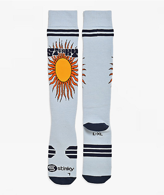 Stinky Socks Soul Shine Grey Snowboard Socks