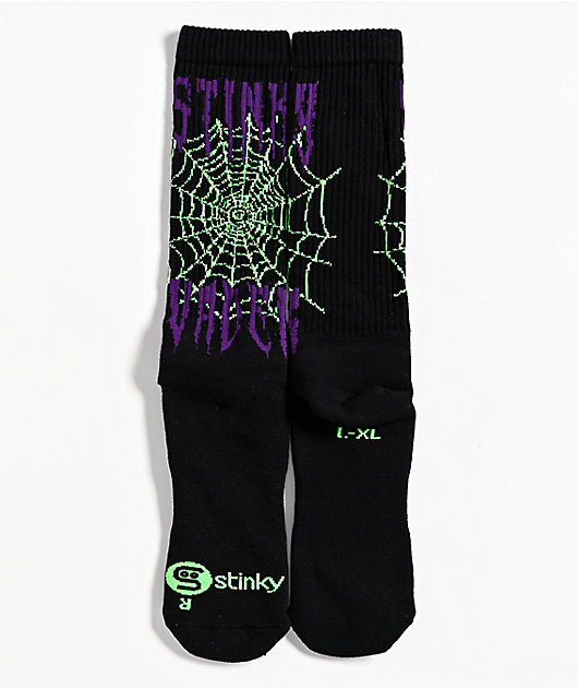 Stinky Socks Vader Black Crew Socks